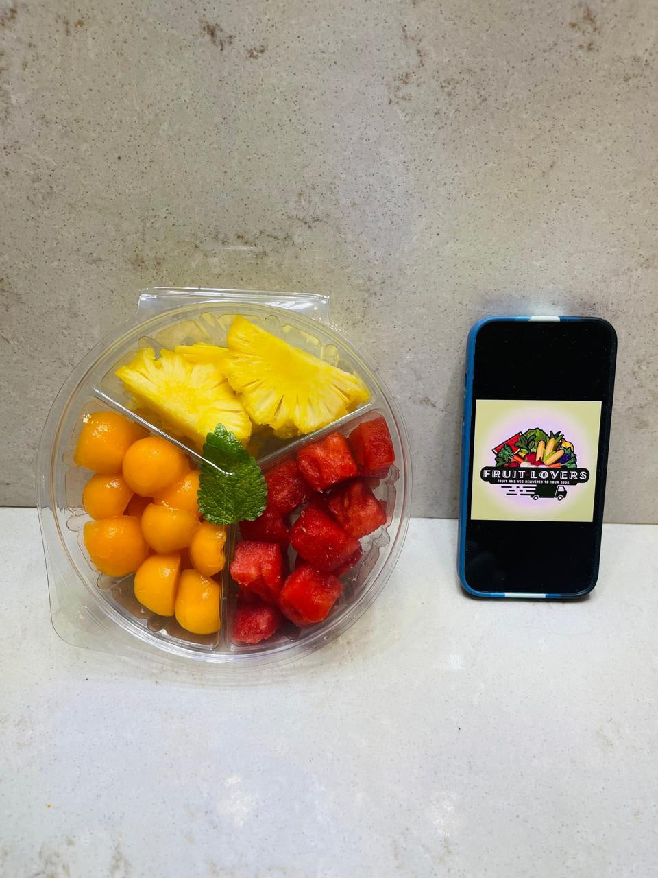 Tri-Colour Fruit Bowl